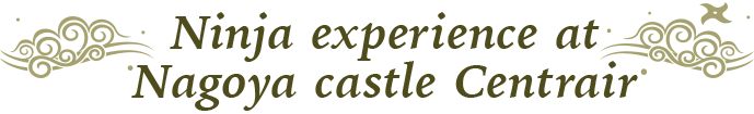 Ninja experience at Nagoya castle Centrair